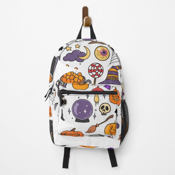 Item preview, Happy Halloween seamless pattern with doodles for backgrounds Design designed and sold by WBP Mart.