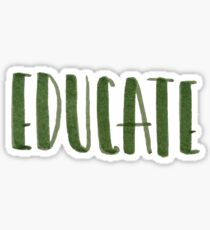 Educate Sticker
