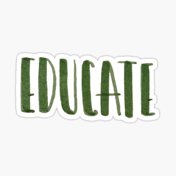 Educate Sticker