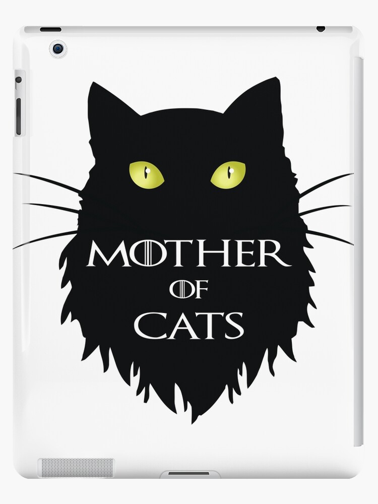 Coque Et Skin Adhesive Ipad Mere Des Chats Cadeau De Chat Noir Pour Les Amoureux Des Chats Par Suvil Redbubble