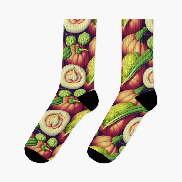 Item preview, drawing vegetables pattern designed and sold by Sokrasiva251.