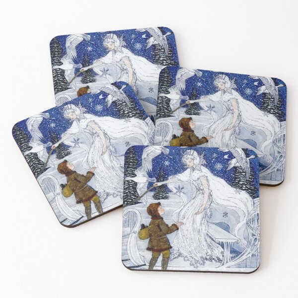 Item preview, SNOW QUEEN : Vintage Fairy Tale Print designed and sold by posterbobs.