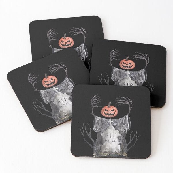 Item preview, Halloween Scary Evil Pumkin scarecrow "Trick or treat" designed and sold by Rub14ekArts.