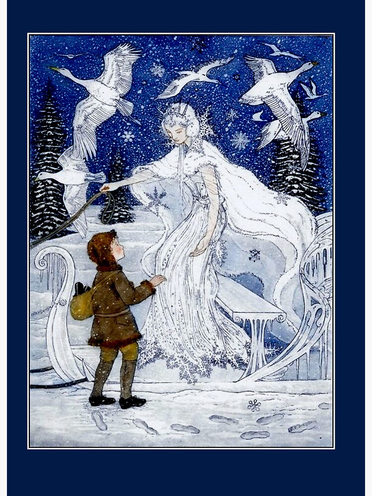 SNOW QUEEN : Vintage Fairy Tale Print