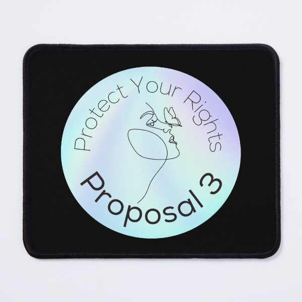 Item preview, Protect Your Rights Opalescent Design - Proposal 3 In Michigan 2022 - Reproductive Freedom designed and sold by SayWhatYouFeel.