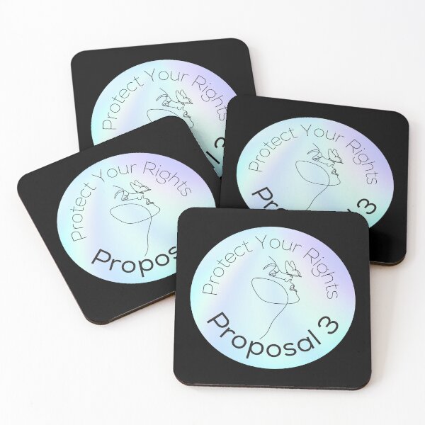 Item preview, Protect Your Rights Opalescent Design - Proposal 3 In Michigan 2022 - Reproductive Freedom designed and sold by SayWhatYouFeel.