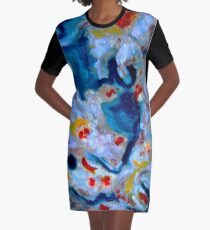 Water Graphic T-Shirt Dress