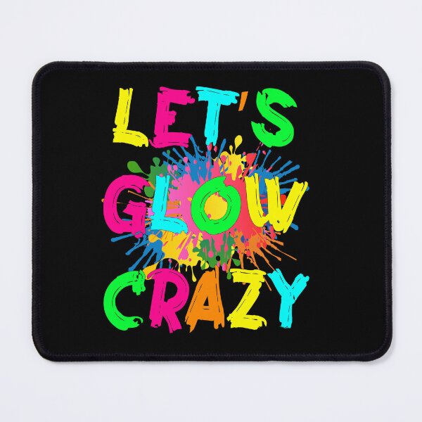 Item preview, Let's Glow Crazy Outfit Retro Colorful Party 80s Party designed and sold by M-artspace.