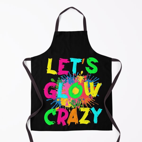 Item preview, Let's Glow Crazy Outfit Retro Colorful Party 80s Party designed and sold by M-artspace.