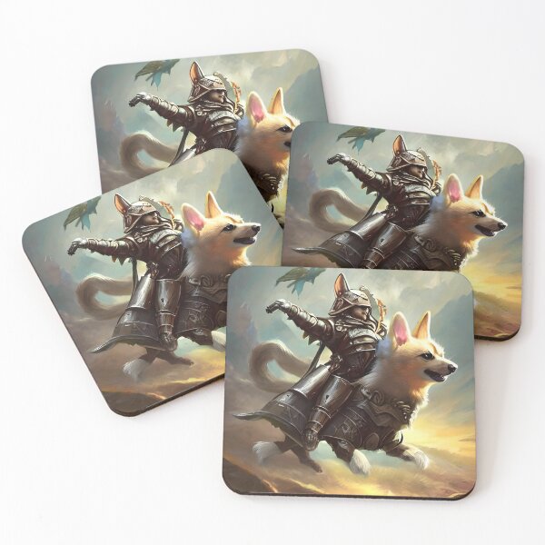 Item preview, AI Generated Art, War Corgi designed and sold by RabbitHoleMI.