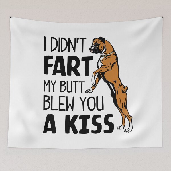 Item preview, Boxer Dog Blew You A Kiss designed and sold by SunsetGloww.