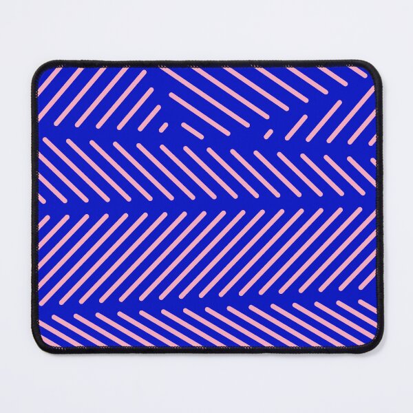 Item preview, Pink and Blue Minimal Diagonal Line Patch Pattern  designed and sold by patternsoup.