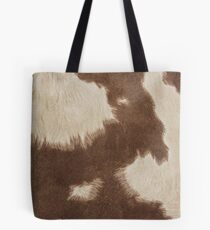 Brown Cowhide Tote Bag