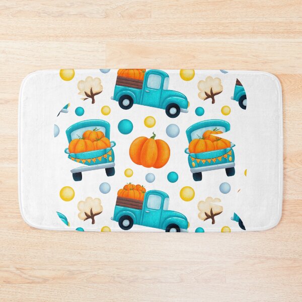 Item preview, Happy Halloween Pumpkin Trucks Pattern Design designed and sold by WBP Mart.