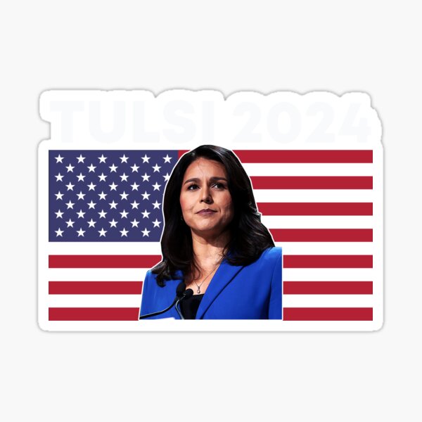 Tulsi Gabbard 2024 Sticker For Sale By Sulemannorman21 Redbubble   St,small,507x507 Pad,600x600,f8f8f8 