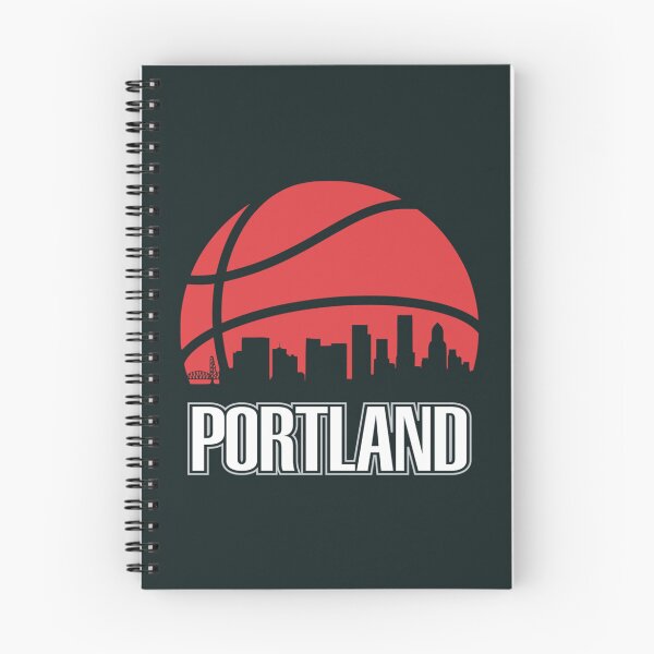 Artikelvorschau, Retro-Trailblazer Basketball Skyline der Stadt Portland entworfen und verkauft von chrissdesign.