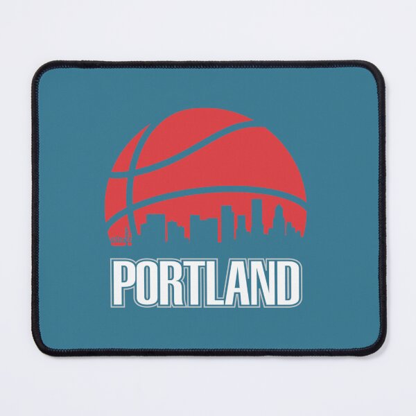 Item preview, Retro trail blazers Basketball Portland city skyline   designed and sold by chrissdesign.