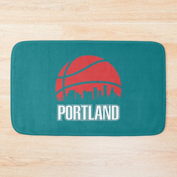 Artikelvorschau, Retro-Trailblazer Basketball Skyline der Stadt Portland entworfen und verkauft von chrissdesign.