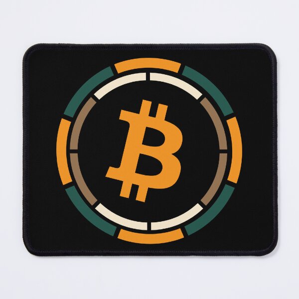 Item preview, Bitcoin BTC Crypto - Classic Logo Retro Colours designed and sold by CryptoMoods.