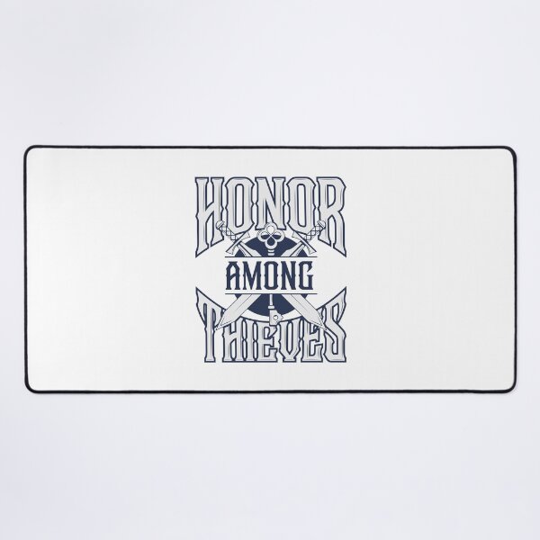 Item preview, Honor Among Thieves Blue Vintage Text Swords and Key designed and sold by wolfkin-design.