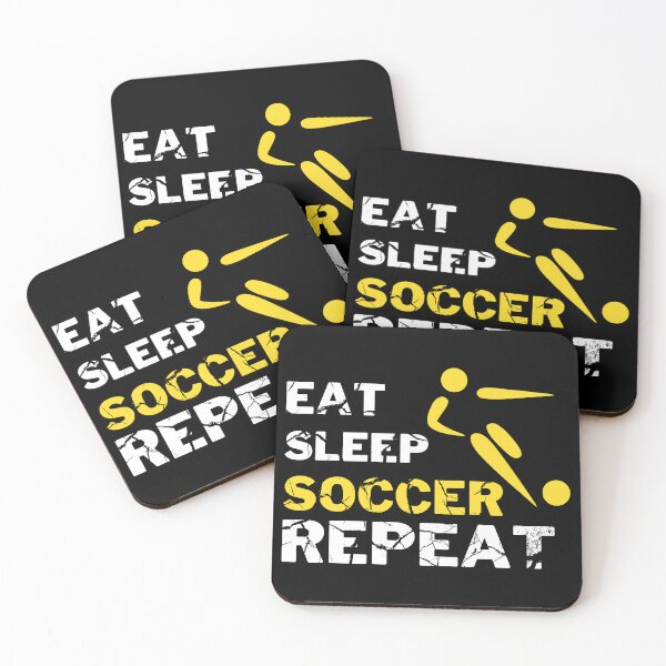 Item preview, Eat Sleep Soccer Repeat designed and sold by backham-design.