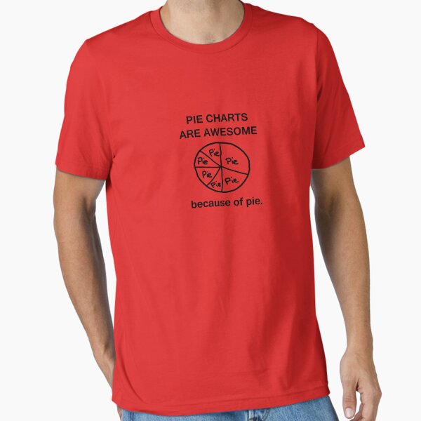 Pie Charts are Awesome - Because of Pie Essential T-Shirt