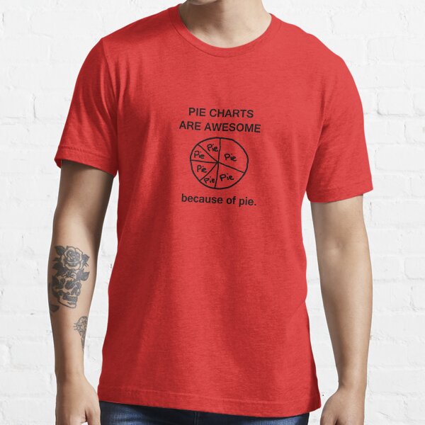 Pie Charts are Awesome - Because of Pie Essential T-Shirt