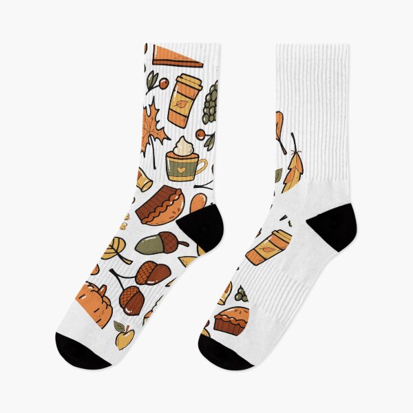 Item preview, Happy Halloween Thanksgiving seamless pattern with doodles Design designed and sold by WBP Mart.