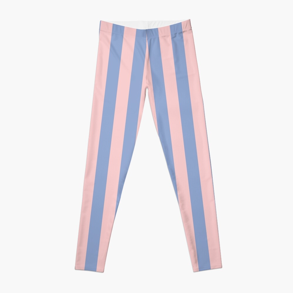 Rose Quartz and Serenity Stripes | Pantone Colors of the Year 2016 | Stripe Patterns | Striped Patterns | Pantone | Color Trends | Fashion Colors | Leggings