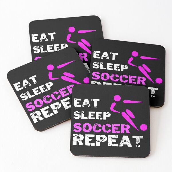 Item preview, Eat Sleep Soccer Repeat designed and sold by backham-design.