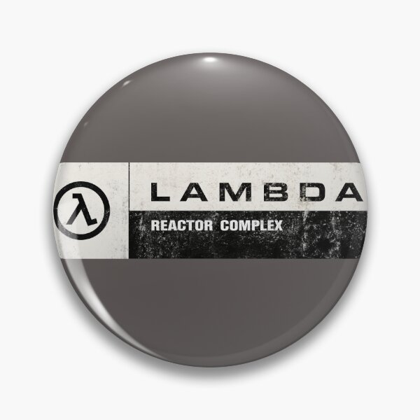 Item preview, Half-Life Lambda Complex Reactor Complex Signage -  White Paper (Distressed) designed and sold by LGSmerch.
