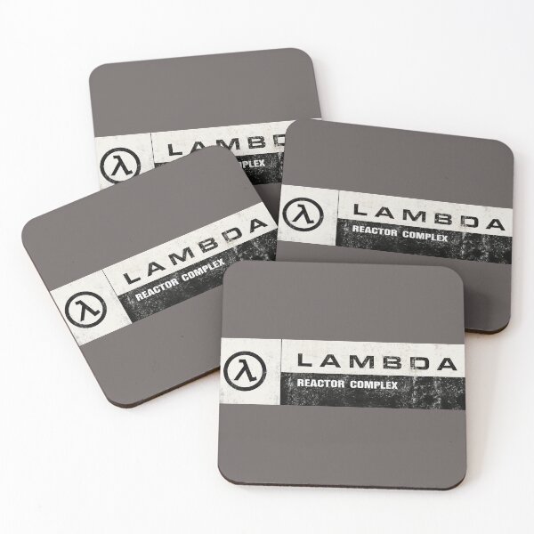 Item preview, Half-Life Lambda Complex Reactor Complex Signage -  White Paper (Distressed) designed and sold by LGSmerch.