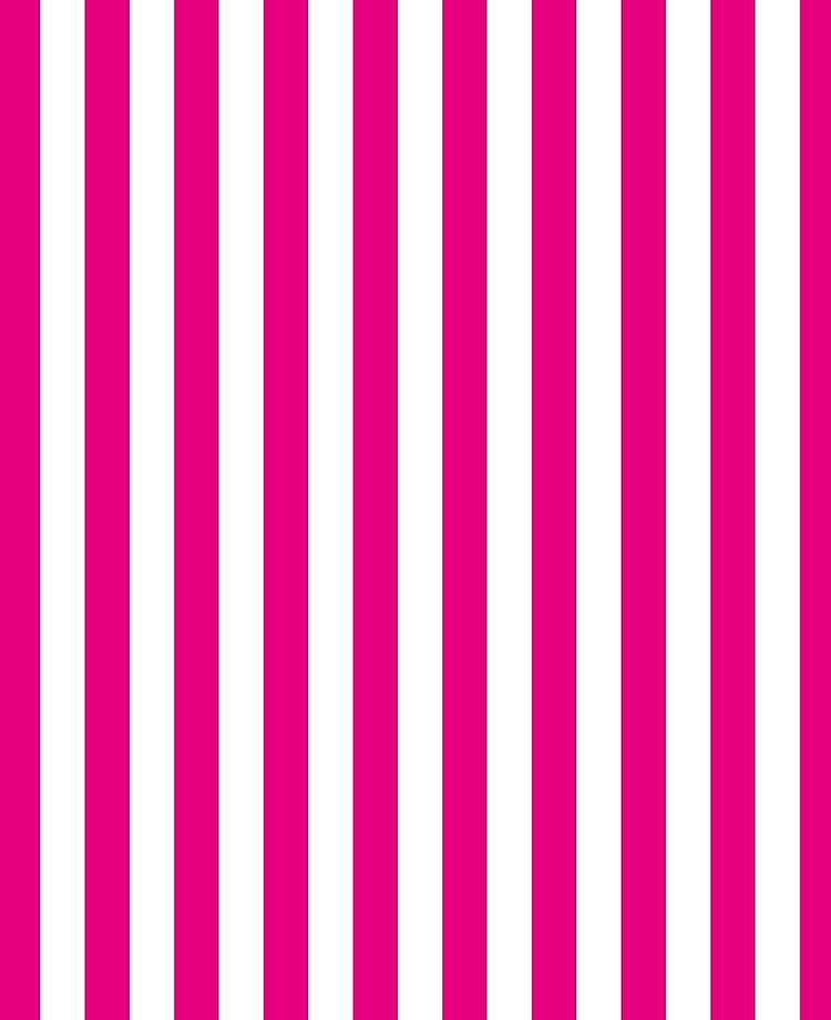 Hot Pink and White Stripes | Stripe Patterns | Striped Patterns | Wide  Stripes | Horizontal Stripes | | iPad Case & Skin