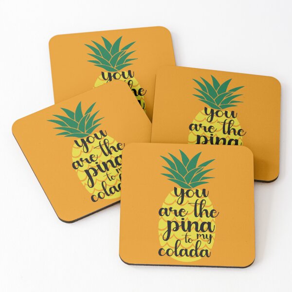 Item preview, You Are The Pina To My Colada.  Funny Valentine Quote, Wine Quote designed and sold by DesignHouse07.