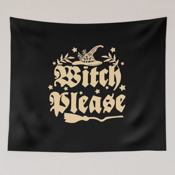 Item preview, Witch please Halloween retro vintage designed and sold by ArtfulGiftShop.