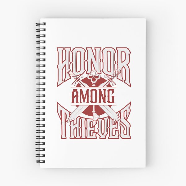 Item preview, Honor Among Thieves Red Vintage Text Swords and Key designed and sold by wolfkin-design.