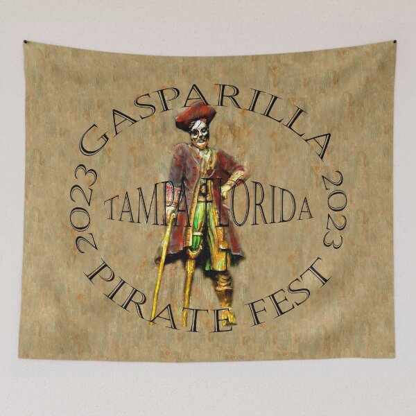 Item preview, 2023 Gasparilla Pirate Fest design T designed and sold by David Lee Thompson.