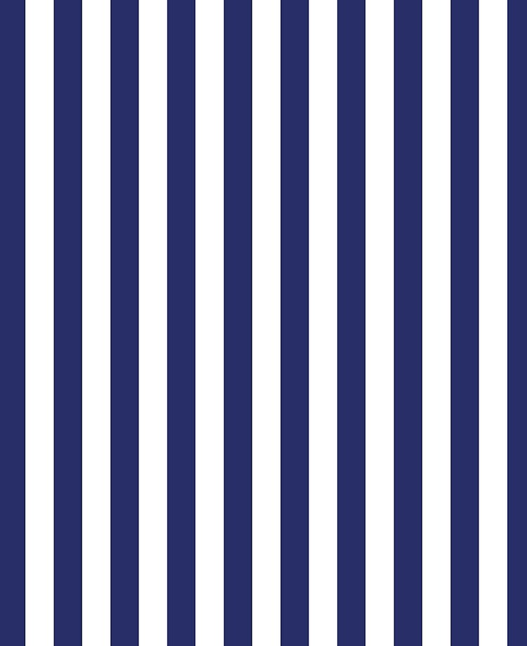 Navy Blue, Red, White Striped Seamless Pattern - Vertical stripes