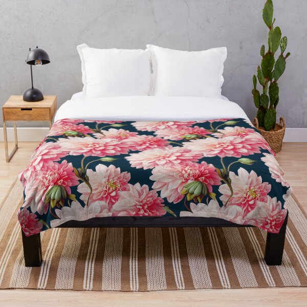 Item preview, Pink Dahlia  designed and sold by VintageFlorals.
