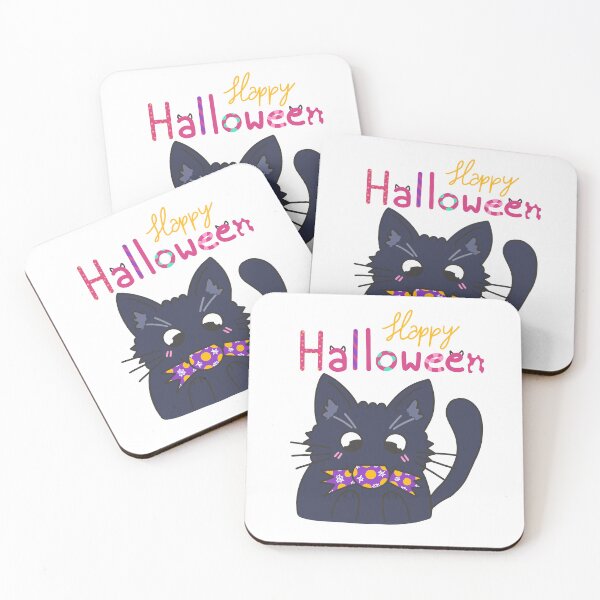 Item preview, Cute little funny halloween cat design designed and sold by moonbean-art.