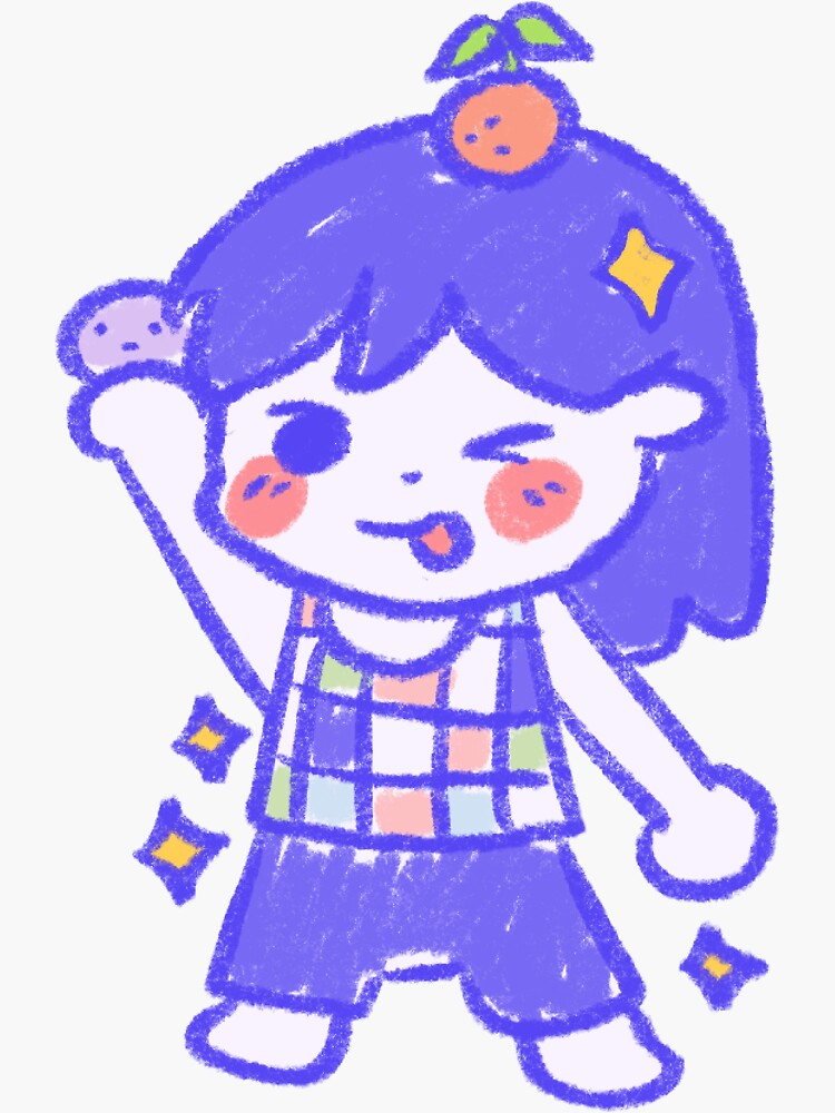 OMORi plushies cute art design  Sticker for Sale by Closiveuwu