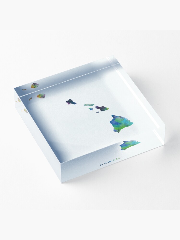 Alternate view of Hawaii Acrylic Block