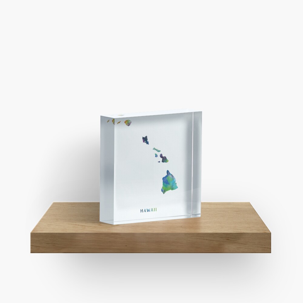Hawaii Acrylic Block