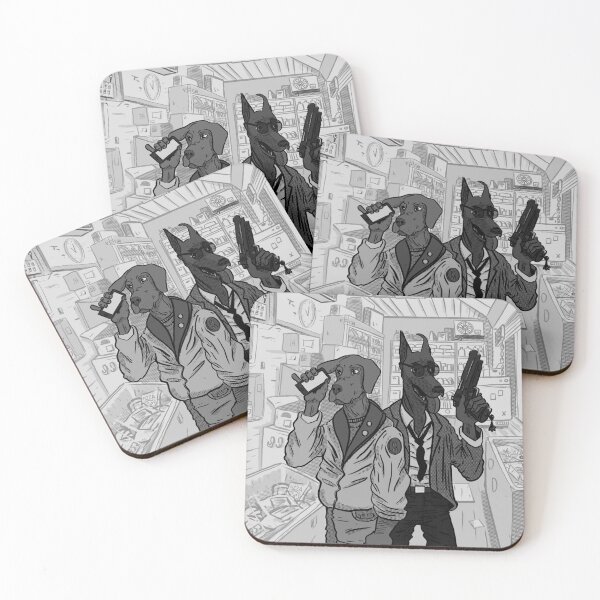 Item preview, stylish dogs designed and sold by MuchoMuerte.