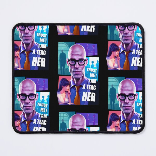 Item preview, Johnny Sins Caricature (Teacher) designed and sold by IcalsaidArt.