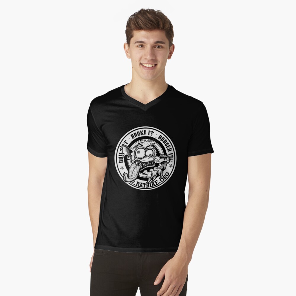 Item preview, V-Neck T-Shirt designed and sold by RatBikeZone.