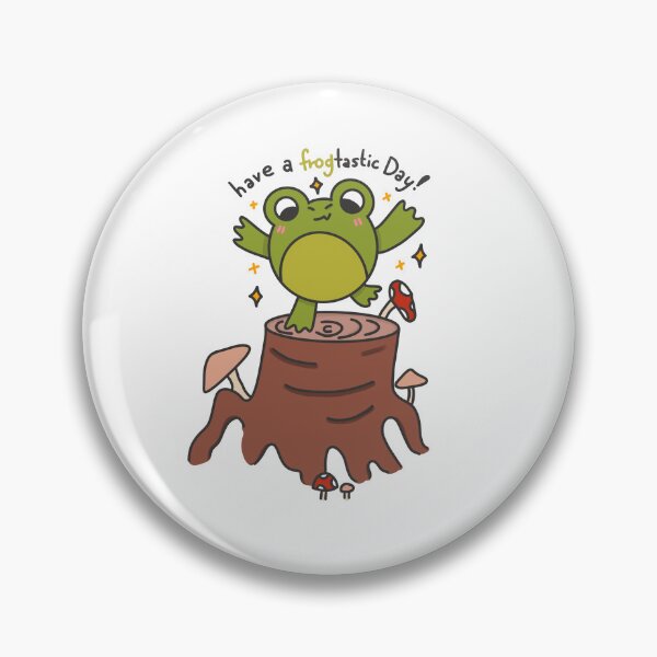 Item preview, Cute little have a frogtastic day frog design designed and sold by moonbean-art.