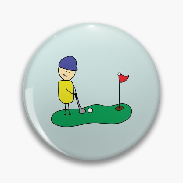 Item preview, cute boy playing golf designed and sold by wordspotrayal.