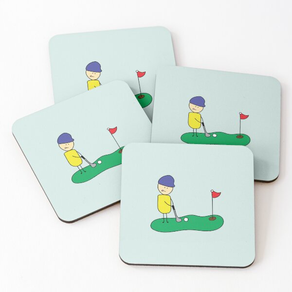 Item preview, cute boy playing golf designed and sold by wordspotrayal.