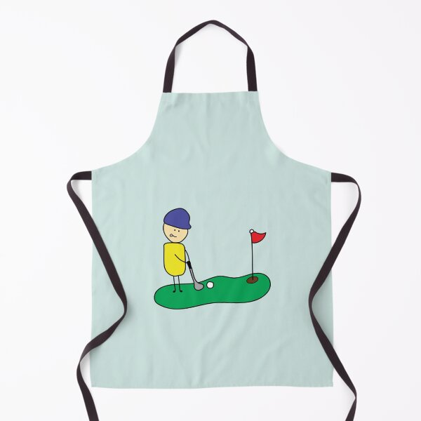 Item preview, cute boy playing golf designed and sold by wordspotrayal.